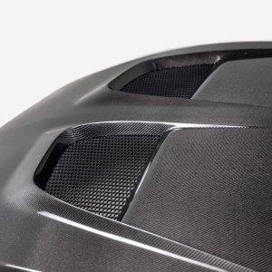 Ford Mustang Hood - Anderson Composites - Type-GTD Double Sided Carbon Fiber - 2024+